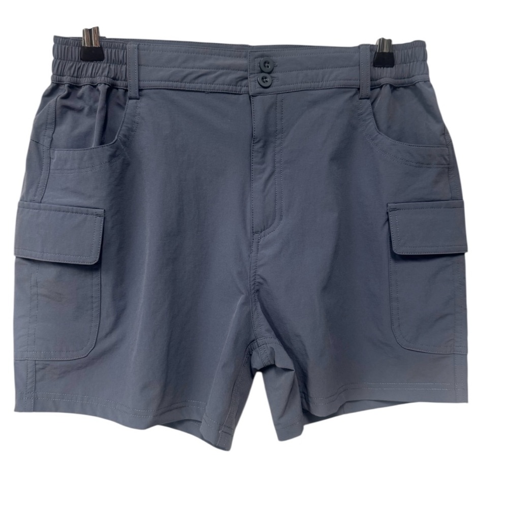 Pudolla Blue/Gray Lightweight Quick Dry  Cargo Shorts Women’s Medium